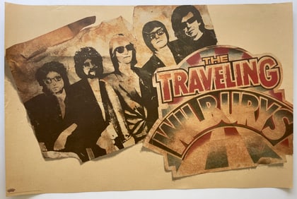 AMAZING FIND - THE TRAVELING WILBURYS PROMO POSTER