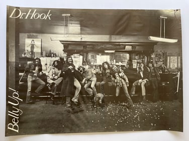 DR. HOOK - BELLY UP! PROMO POSTER