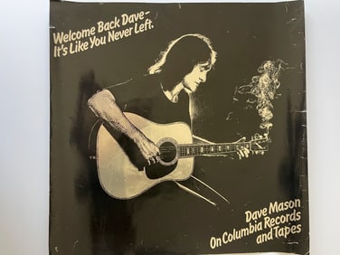 DAVE MASON - RARE FOIL RECORD STORE PROMO