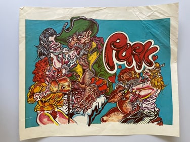 VERY RARE PORK COMIX PROMO POSTER