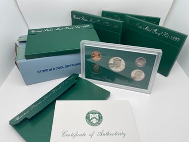 1997-S UNITED STATES MINT SILVER PROOF SET