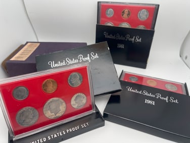 1981 UNITED STATES PROOF SET OF 3
