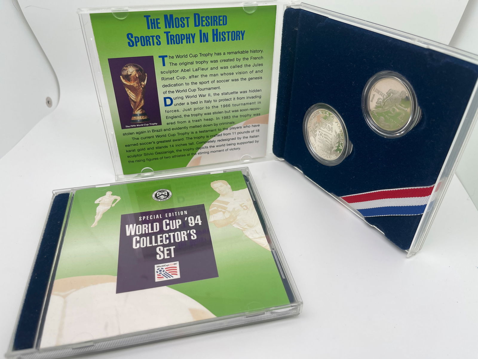 1994 World Cup Proof Collector's 2-Coin Set with $1 and 50C - Special Edition (1 of 1)