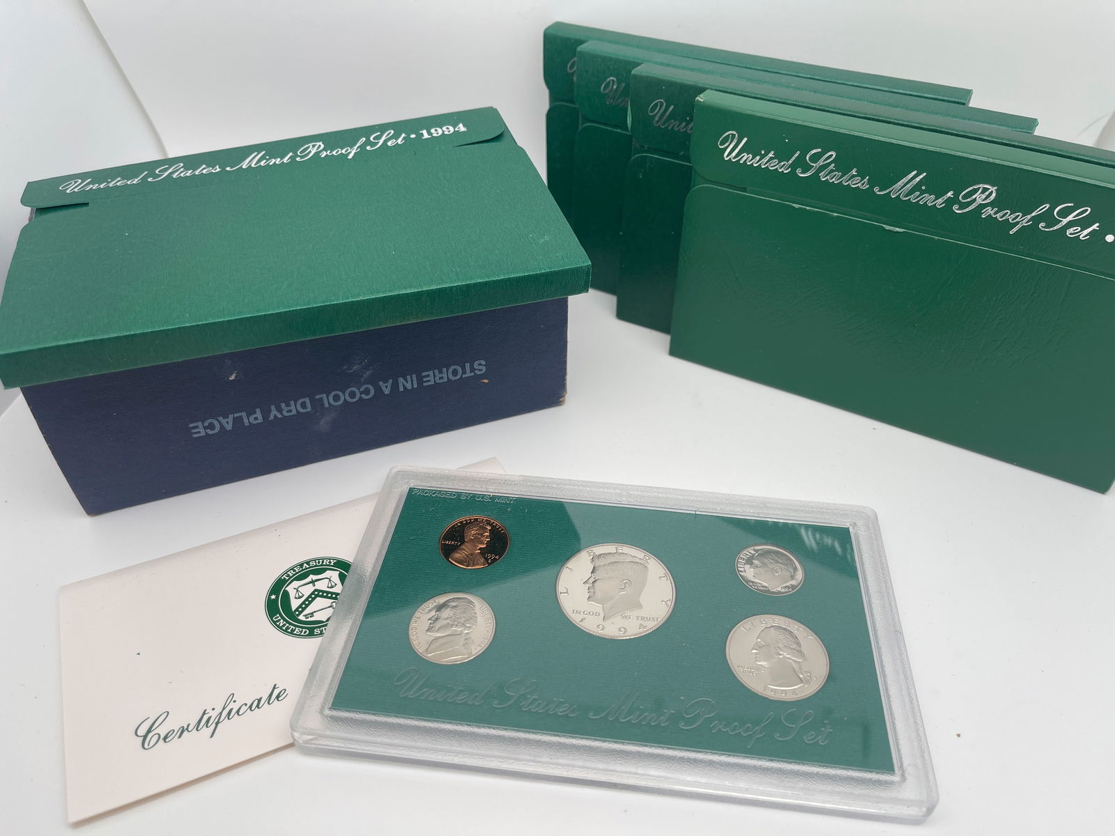 1996 UNITED STATES MINT PROOF SET - 5 total sets (1 of 1)