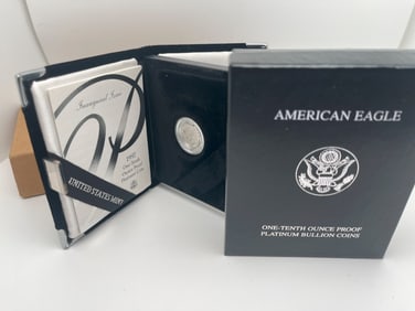 1997 AMERICAN EAGLE ONE-TENTH OUNCE PROOF PLATINUM BULLION COIN