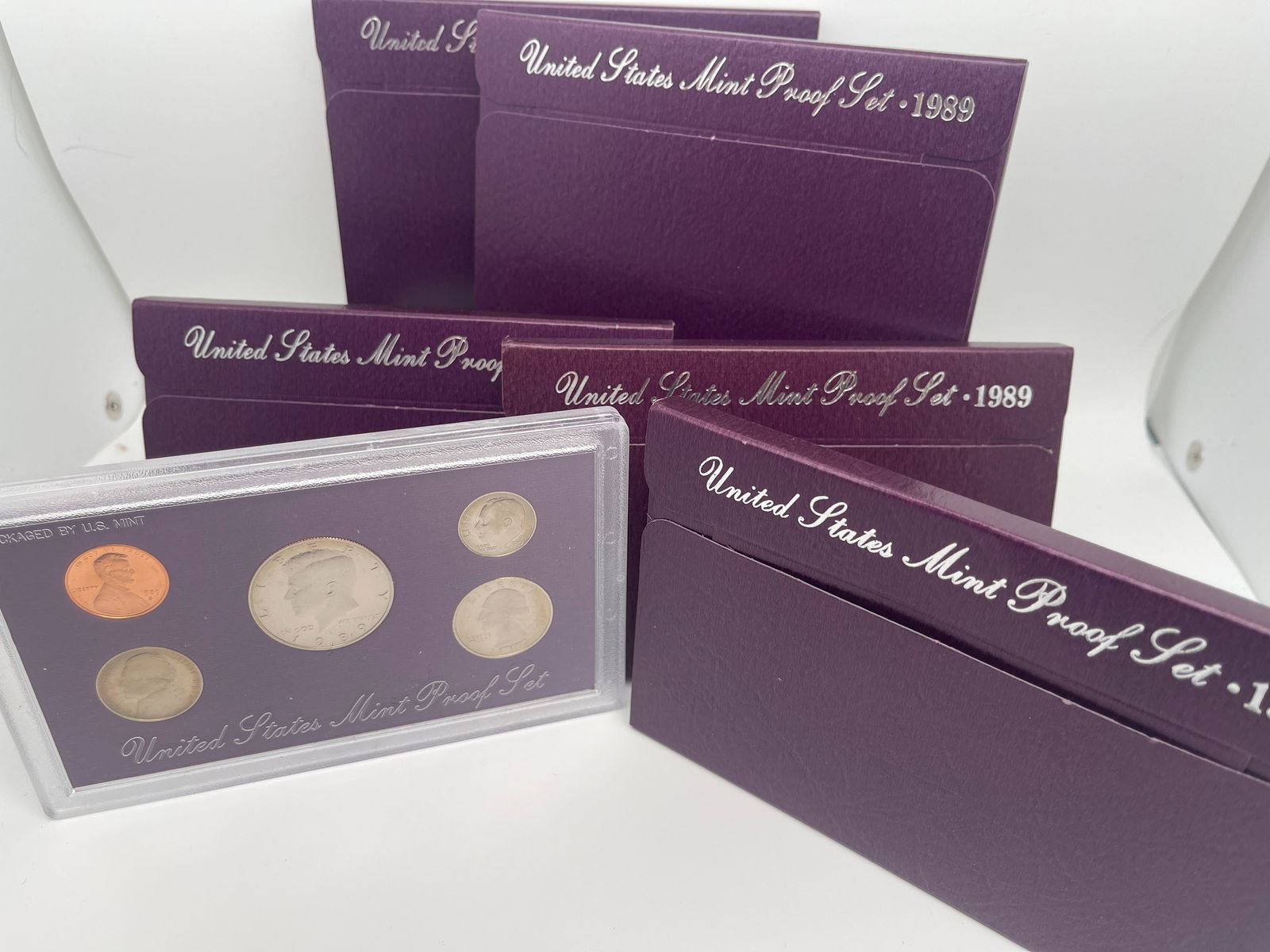 1989-S UNITED STATES MINT PROOF SET - 5 TOTAL SETS (1 of 1)