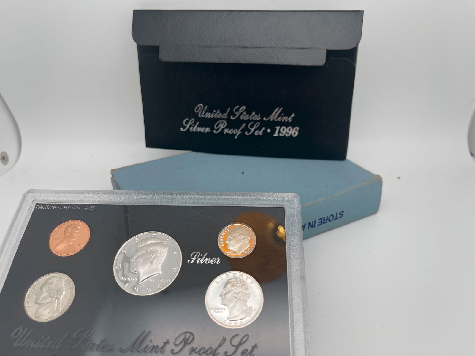 1996-S UNITED STATES MINT SILVER PROOF SET.  MV: $30+ (1 of 1)
