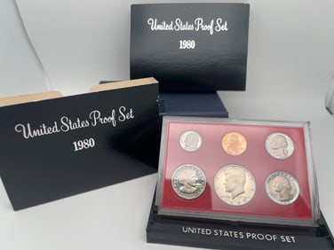 1980-S UNITED STATES MINT PROOF SET - SET OF 2