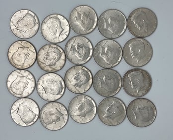 1964 KENNEDY HALF DOLLAR LOT OF 20 - MV: $260