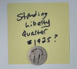 STANDING LIBERTY QUARTER - SILVER !
