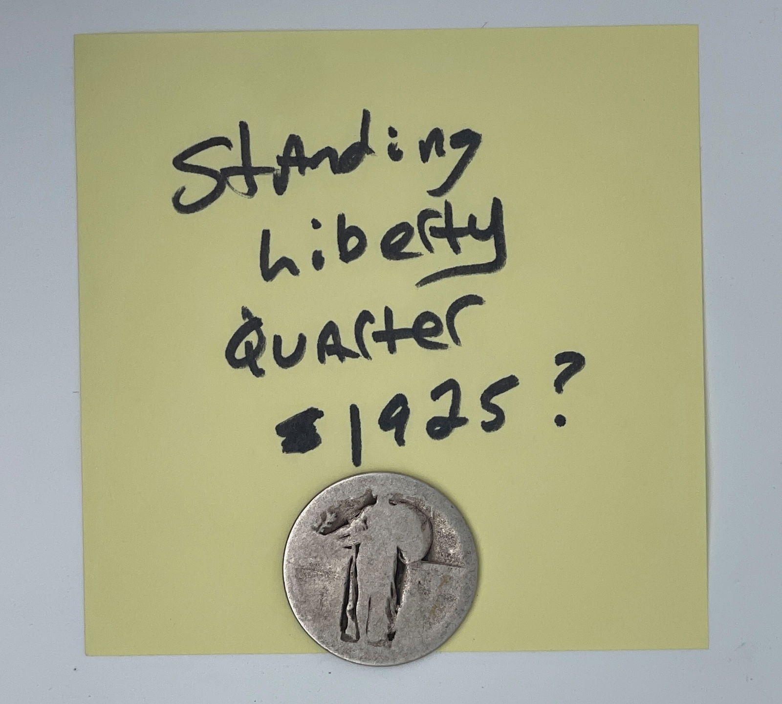 STANDING LIBERTY QUARTER - SILVER ! (1 of 1)