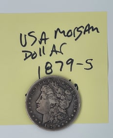1879-S MORGAN DOLLAR - SILVER MELT VALUE: $28