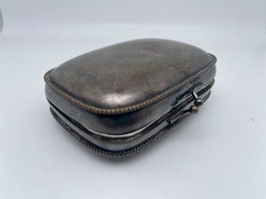 Simpson, Hall, Miller & Co. Compact SILVER Tin