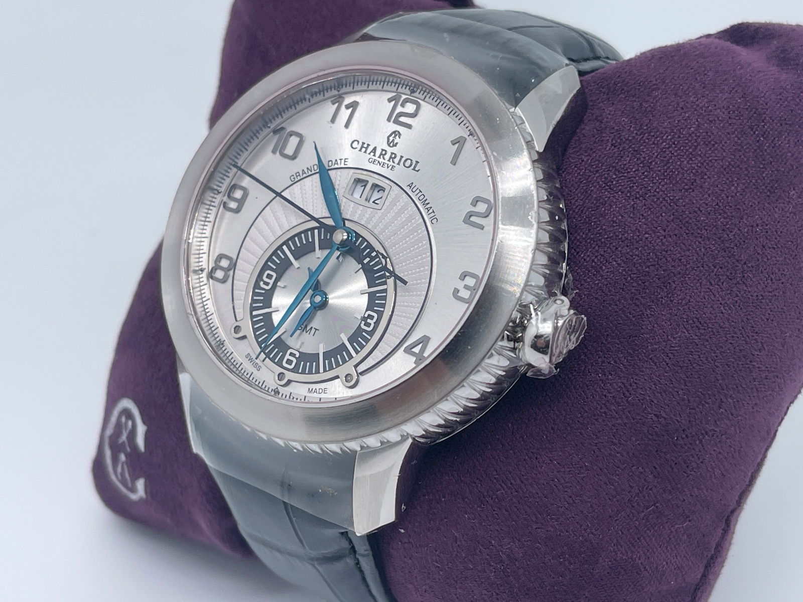 Charriol Columbus Men's Watch Model CO46GMTS361: Charriol Columbus Men's Watch Model CO46GMTS361. Charriol brings celtic interpretations to its watch collection. Established in 1983, it is a relative newcomer to the field of luxury watchmaking. All