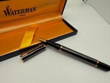 THE WATERMAN LAUREAT - SMOKE GREY - VINTAGE - MEDIUM NIB