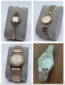 SET OF 4 VINTAGE WATCHES - #1