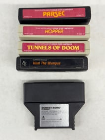 RARE TEXAS INSTRUMENTS SOLID STATE GAME CARTRIDGE SET