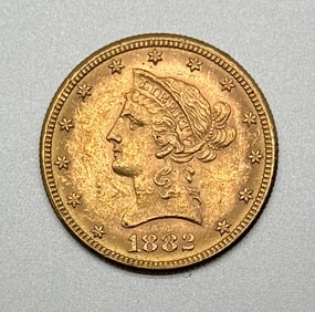 1882 GOLD Liberty Head Eagle