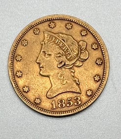 1853 GOLD Liberty Head Eagle