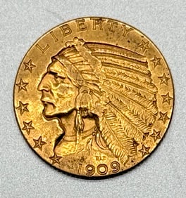 1909 GOLD Indian Head Eagle