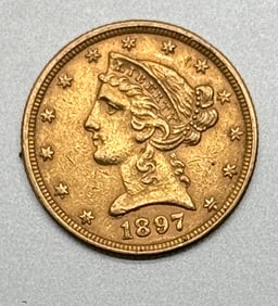 1897 GOLD Liberty Head Eagle