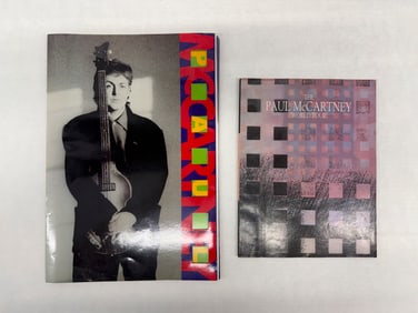 PAUL MCCARTNEY TOUR BOOKS
