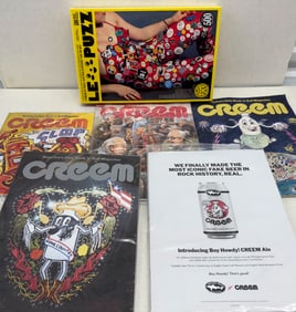 SET OF NEW CREAM MAGAZINES AND PUZZLE