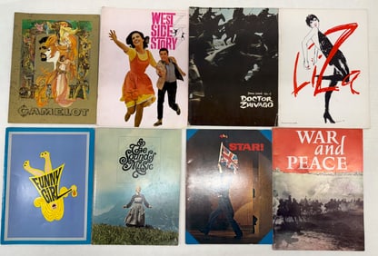 SET OF 8 Movie Souvenir Books