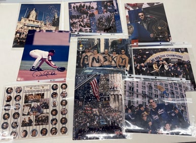 RARE SIGNED - THE NYPD SALUTE TO 1998 YANKEES - WORLD SERIES CHAMPS