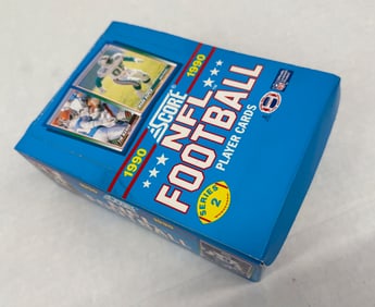 SCORE 1990 NFL FOOTBALL CARD BOX - UNOPENED