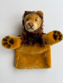 Rare Vintage STEIFF Tiger Hand Puppet Mohair 1970s