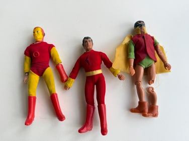 RARE MEGO 1974 CHARACTERS - IRON MAN - ROBIN