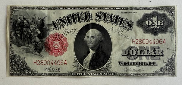 1917 $1 Large-Size Note - "Sawhorse