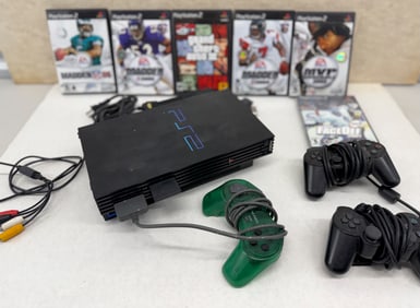 SONY PS2 GAME CONSOLE AND GAMES
