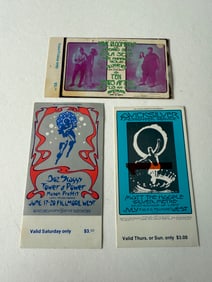 BILL GRAHAM TICKET SET
