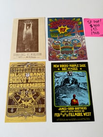 FD/BG POSTCARD SET #3 WITH RARE SF POP !