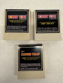 COLECO GAME CARTRIDGES WITH DONKEY KONG