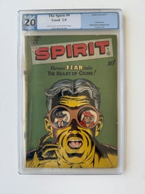 THE SPIRIT #9 GRADED COMIC from 1947