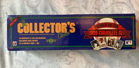 ONE (1) UPPER DECK “PREMIER EDITION” 1989 COMPLETE SET, #1 to #800.