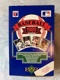 ONE (1) 1989 UPPER DECK BOX