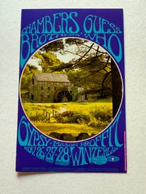 RARE CHAMBER BROTHERS - GUESS WHO - HANDBILL