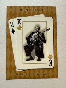 BB KING DUECES WILD 1997 promo post card