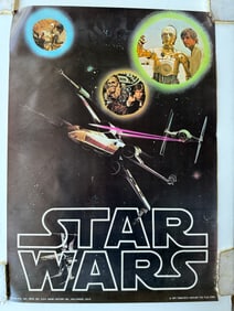 STAR WARS POSTER 2 - 1977 FACTORS version !