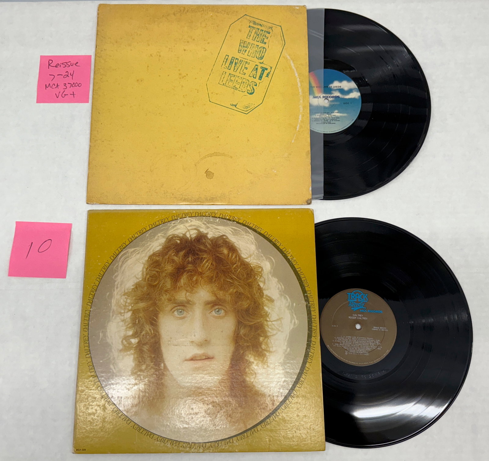 THE WHO - SET 1: THE WHO - SET 1 WITH LIVE AT LEEDS REISSUE MCA 37000. DALTRY - ROGER DALTRY.