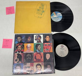 THE WHO - SET 2: THE WHO - SET 1 WITH LIVE AT LEEDS MCA 37000 REISSUE WITH STAMP ON COVER MCA-1577. AND FACE DANCES WITH POSTER. WHO LP LIVE AT LEEDS 1980 MCA-3700 RAINBOW SKY LABELS MCA 1577 GOLD STAMP COVER