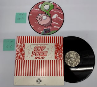 Invader ZIM PICTURE DISC - Cop Porn Breaxxx PORN SCRATCHES