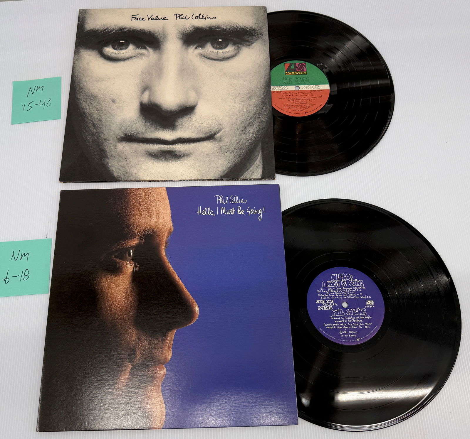 PHIL COLLINS SET #2: FACE VALUE. HELLO, I MUST BE GOING.