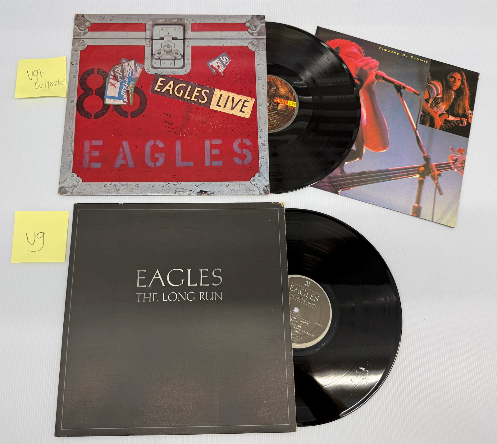EAGLES SET 2: LIVE WITH POSTER. THE LONG RUN.