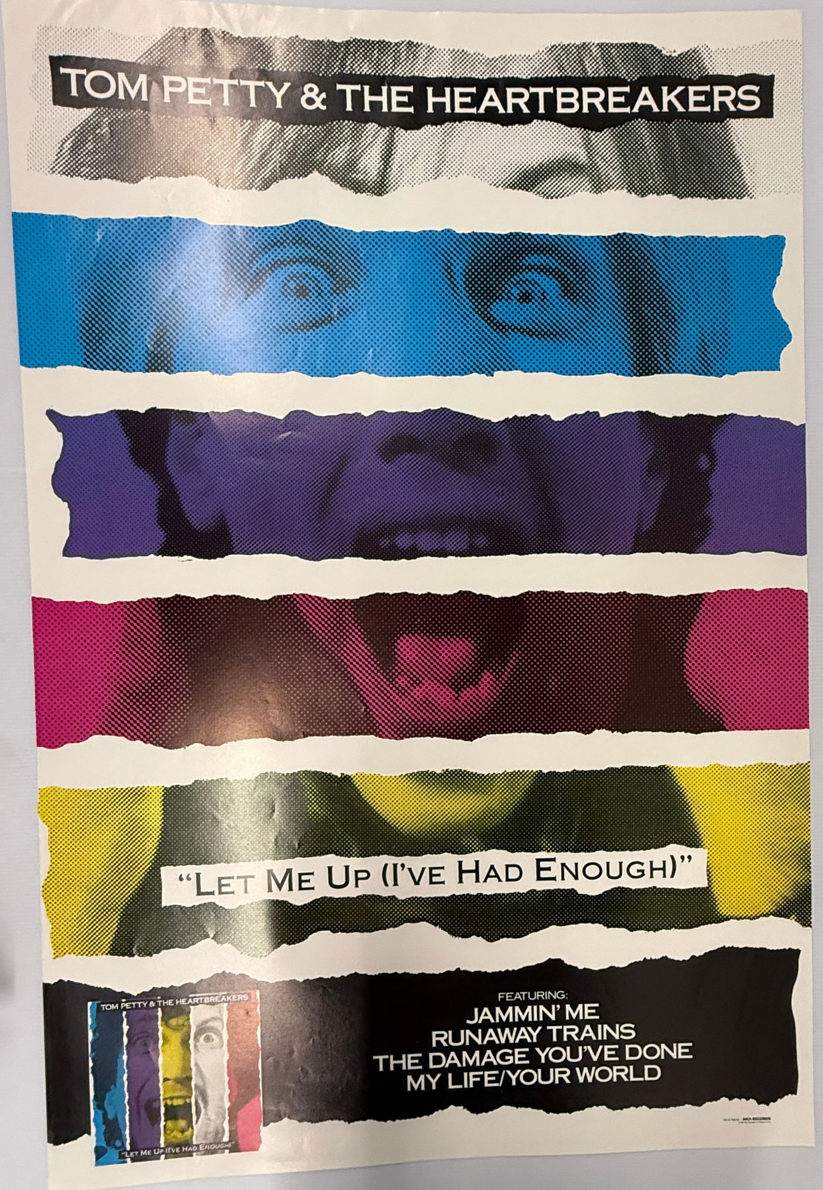 TOM PETTY  - RECORD STORE PROMO POSTER (1 of 1)