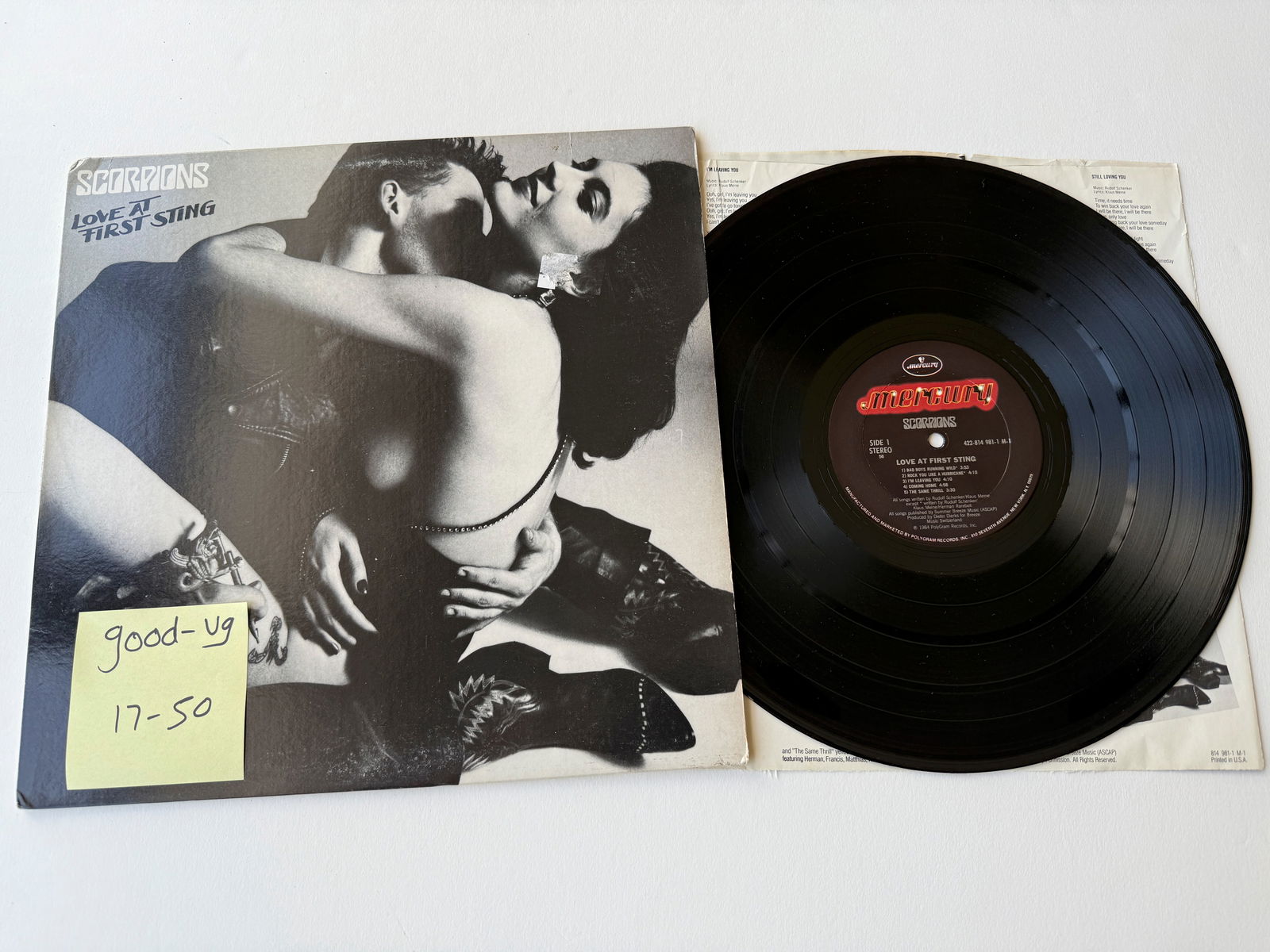 Scorpions - Love At First Sting (1 of 1)